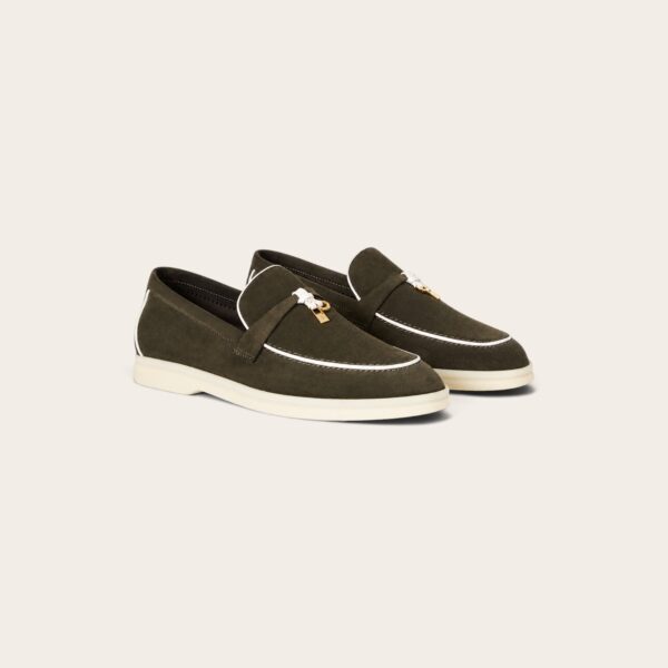 Loro Piana Summer Charms Walk Loafer Suede – Sicilian Capers
