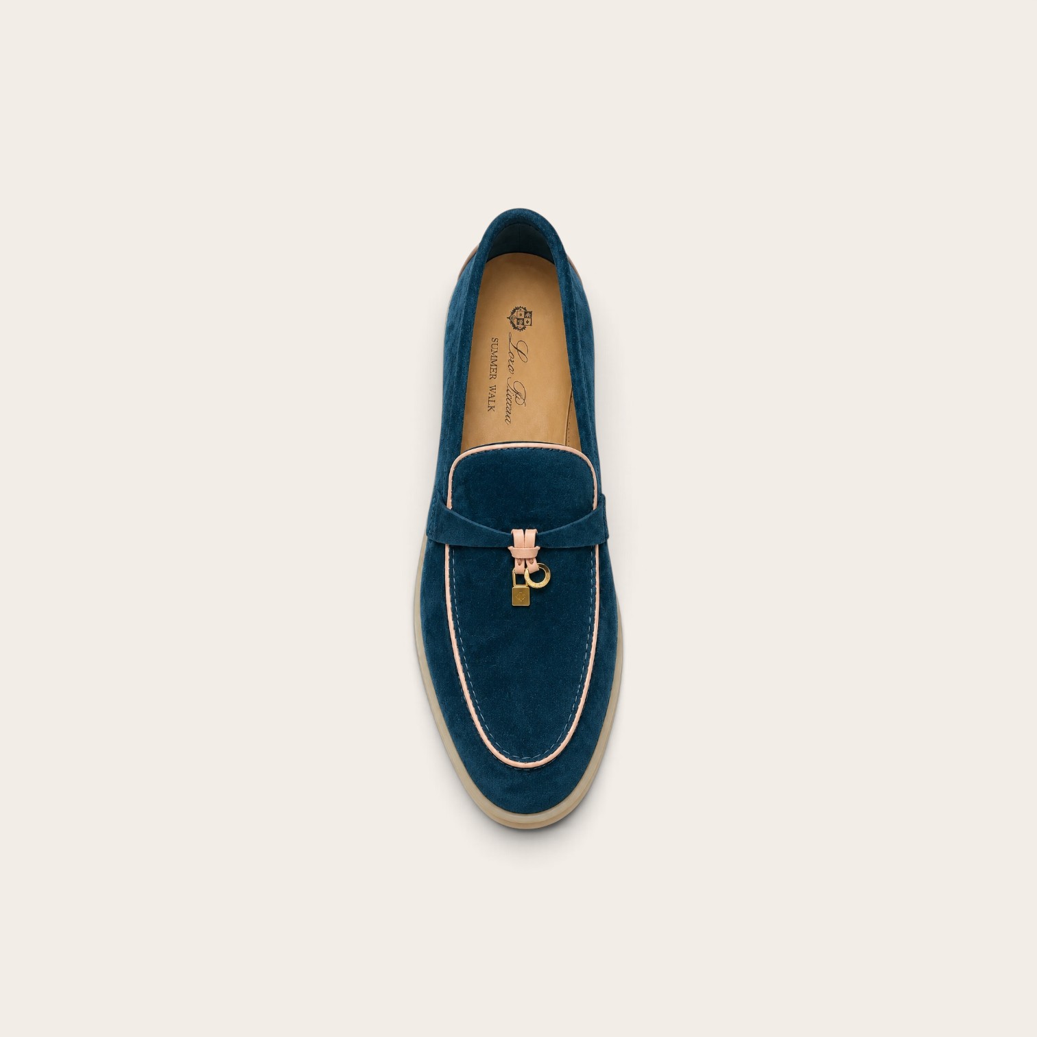 Loro Piana Summer Charms Walk Loafer Suede – Emerald Noire - Image 2