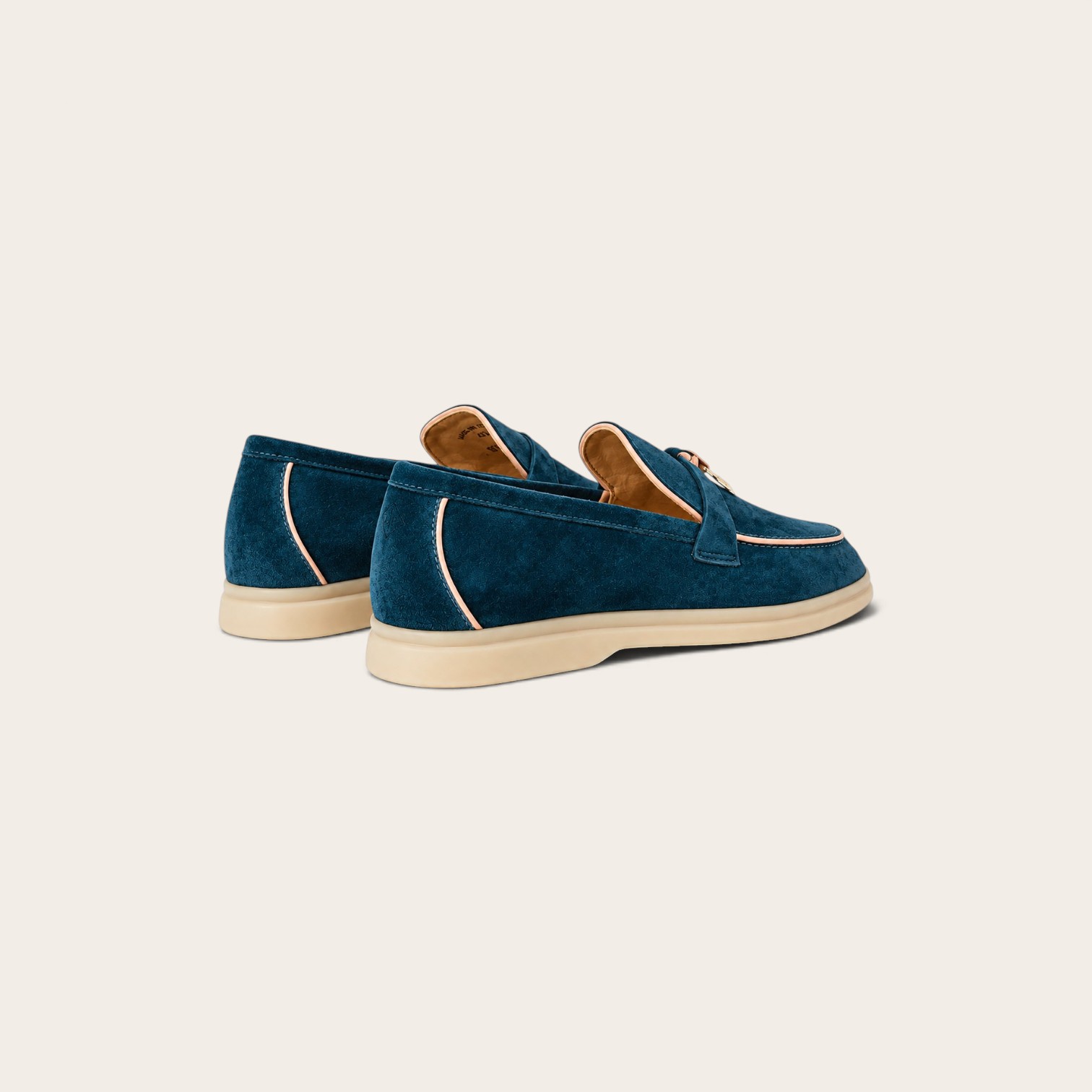 Loro Piana Summer Charms Walk Loafer Suede – Emerald Noire - Image 3