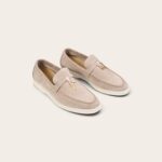 Loro Piana Summer Charms Walk Loafer Suede – Apricot