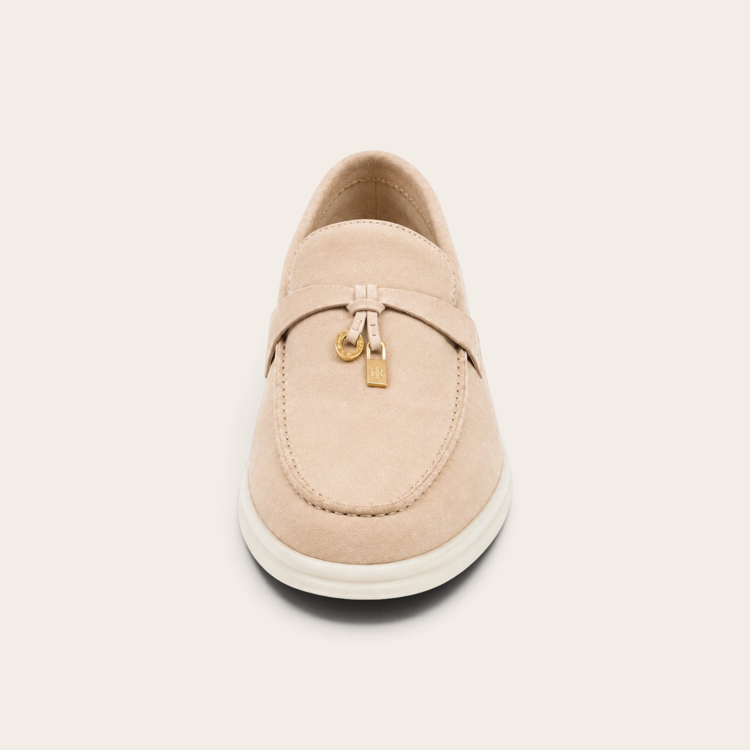 Loro Piana Summer Charms Walk Loafer Suede – Apricot - Image 2