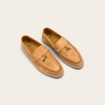 Loro Piana Summer Charms Walk Loafer Suede – Caramel