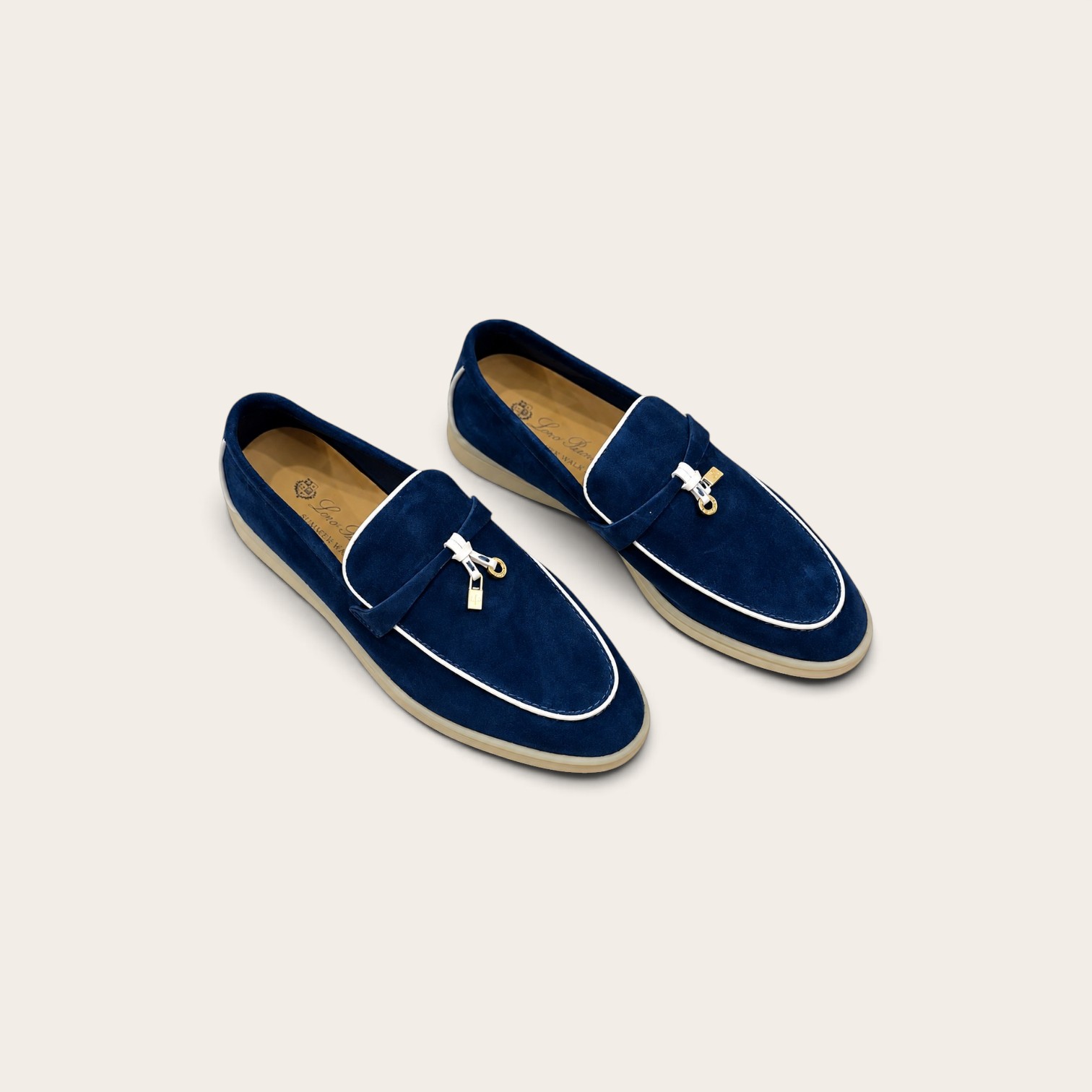 Loro Piana Summer Charms Walk Loafer Suede – Ocean Heart