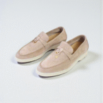 Loro Piana Summer Charms Walk Loafer Suede – Apricot
