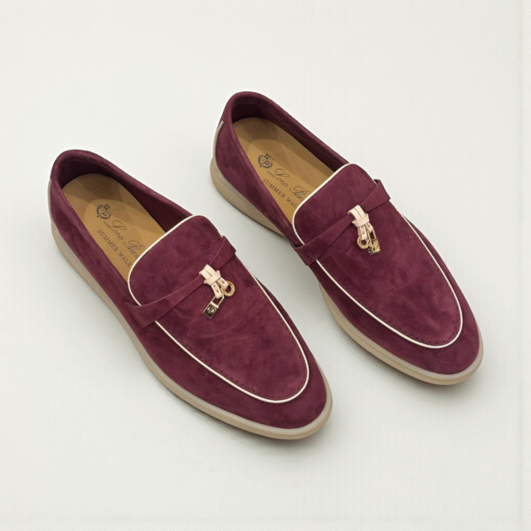 Loro Piana Summer Charms Walk Loafer Suede – Azuki Beans
