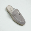 Loro Piana Summer Walk Babouche Loafer – Pearl Grey - Image 2