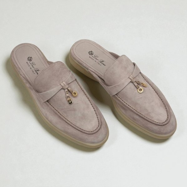 Loro Piana Summer Walk Babouche Loafer – Apricot