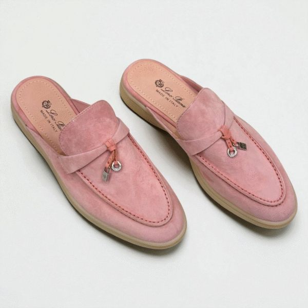Loro Piana Summer Walk Babouche Loafer – Light Pink