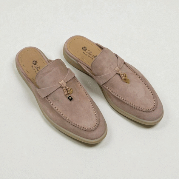 Loro Piana Summer Walk Babouche Loafer – Sand Stone