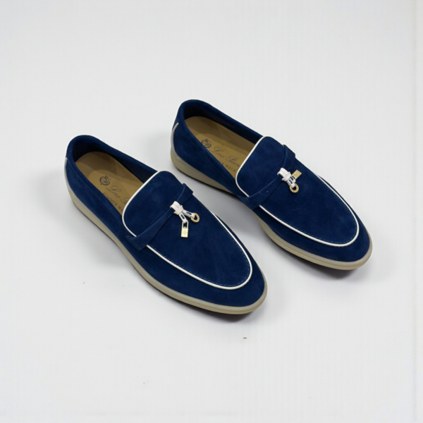 Loro Piana Summer Charms Walk Loafer Suede – Ocean Heart