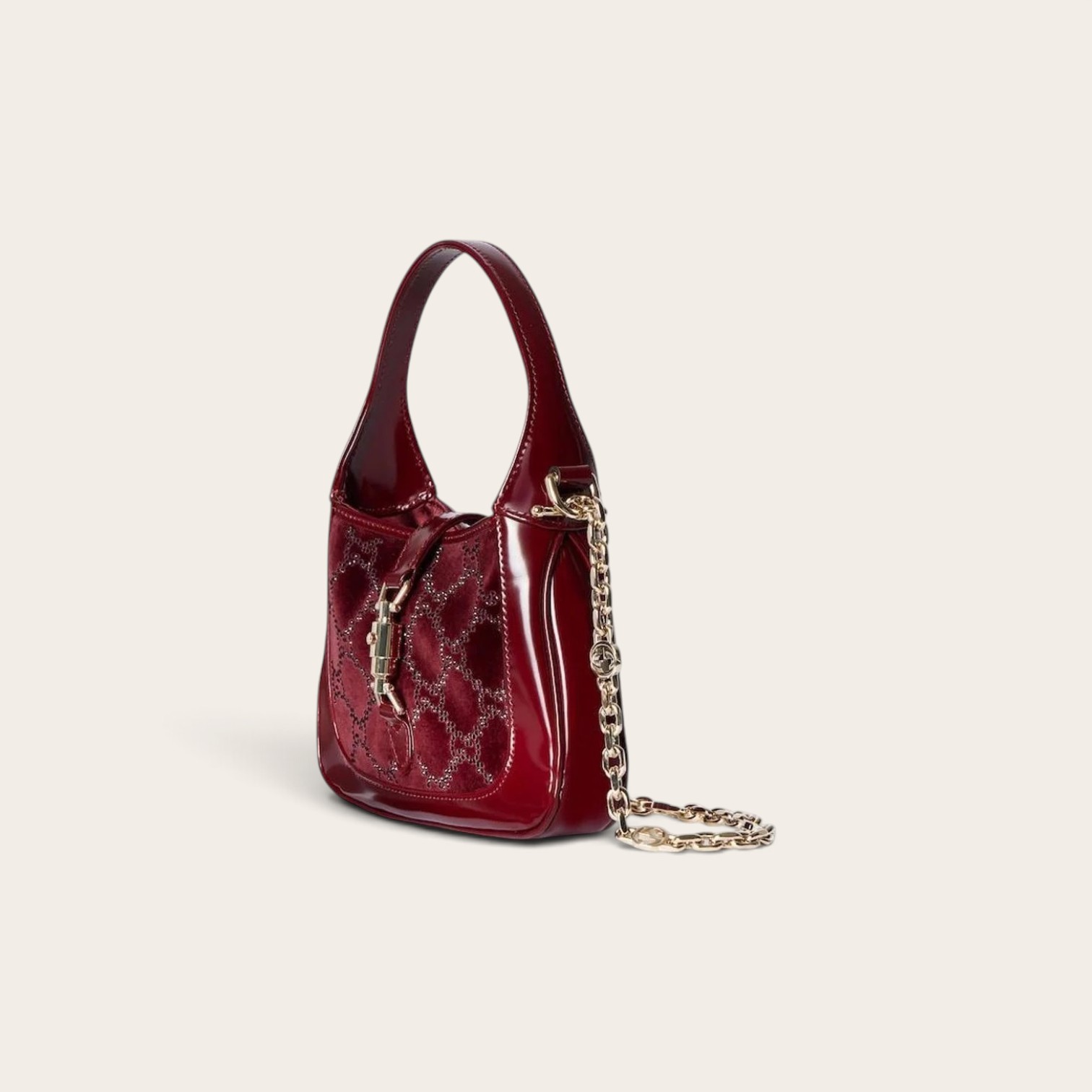 Gucci Jackie 1961 Crystals Mini Bag - Image 2