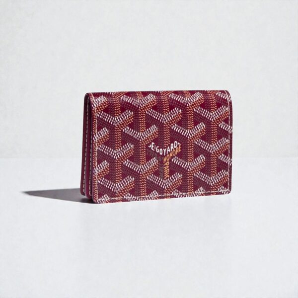 Goyard Malesherbes Card Wallet - Burgundy