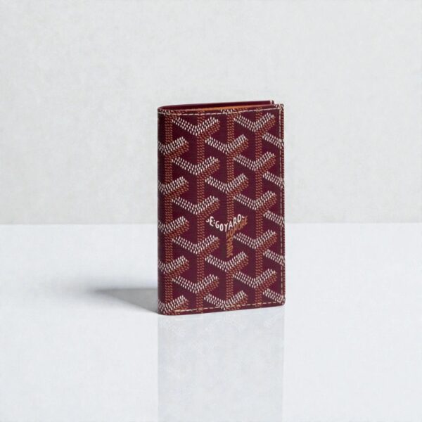 Goyard Saint-Pierre Card Wallet - Burgundy