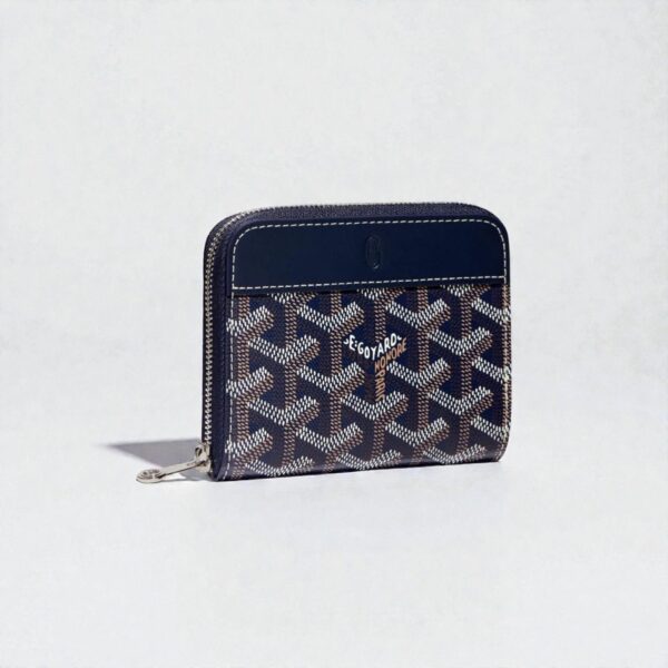 Goyard Matignon PM Wallet - Navy Blue