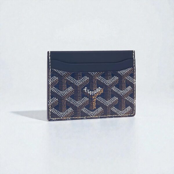 Goyard Saint-Sulpice Card Wallet - Navy Blue