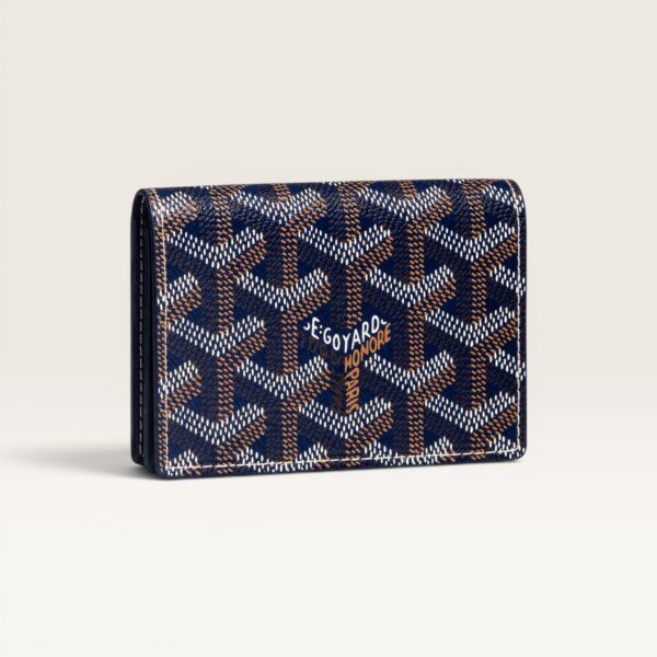 Goyard Malesherbes Card Wallet - Navy Blue