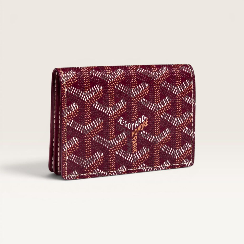 Goyard Malesherbes Card Wallet - Burgundy