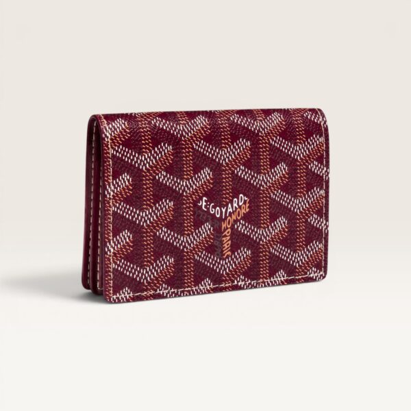 Goyard Malesherbes Card Wallet - Burgundy