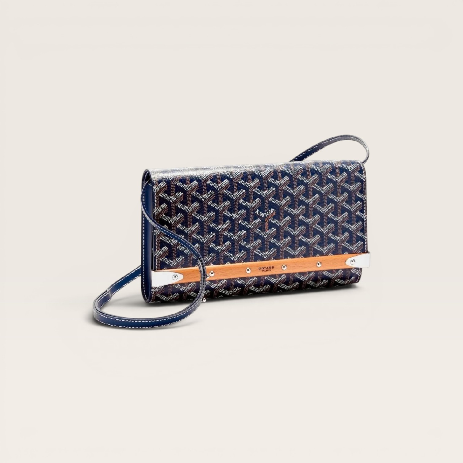 Goyard Monte-Carlo PM Clutch - Navy Blue
