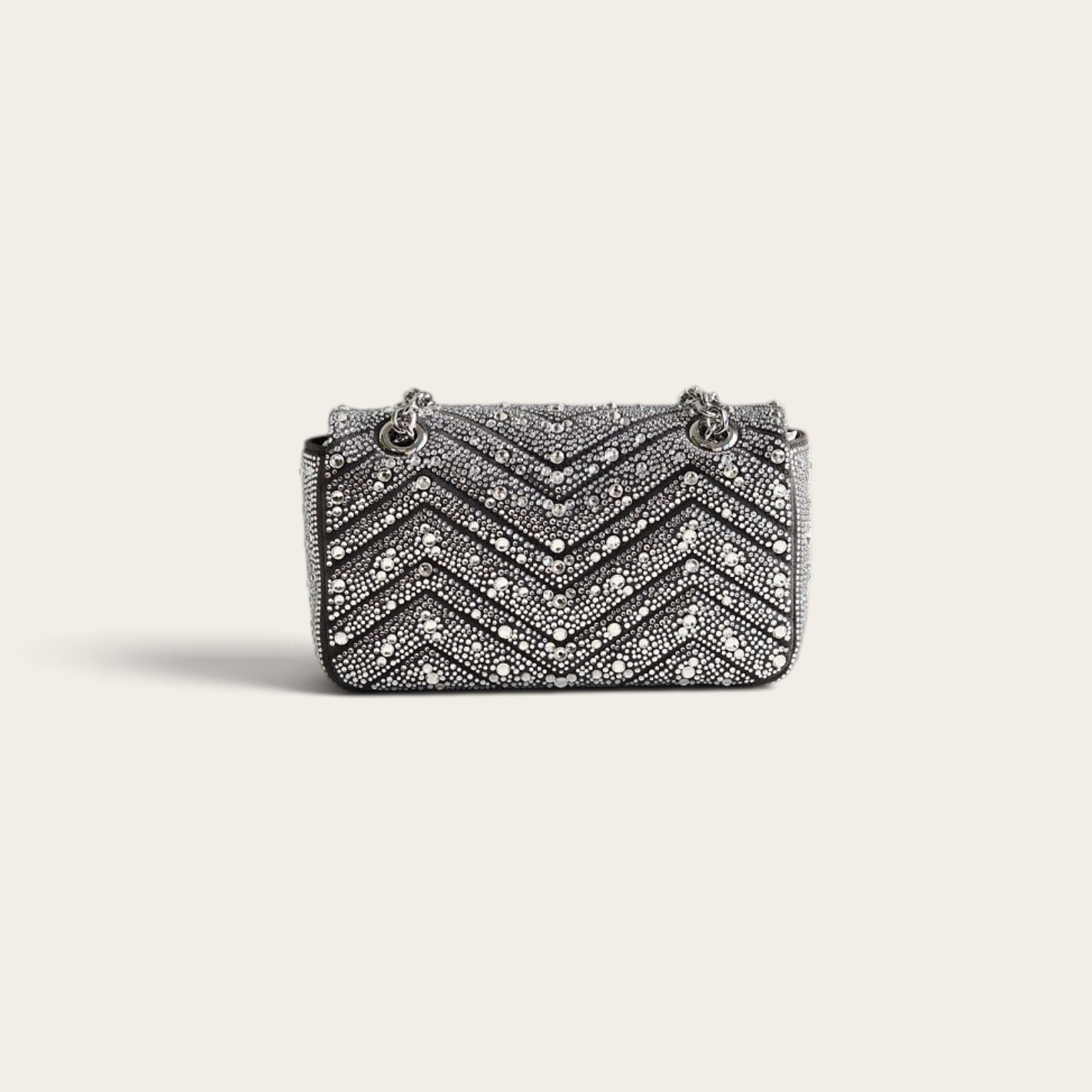 Gucci GG Marmont Crystals Small Shoulder Bag - Image 2