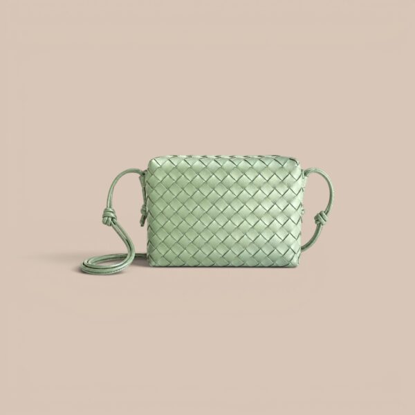 Bottega Veneta Green Small Loop Camera Bag