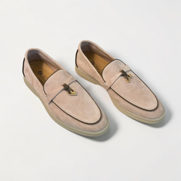 Loro Piana Summer Charms Walk Loafer Suede
