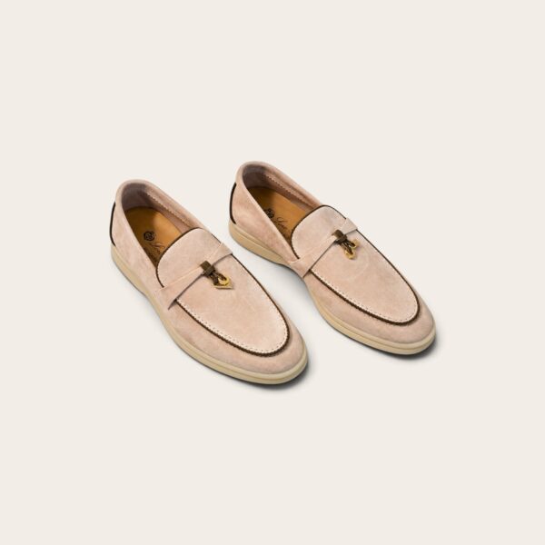 Loro Piana Summer Charms Walk Loafer Suede