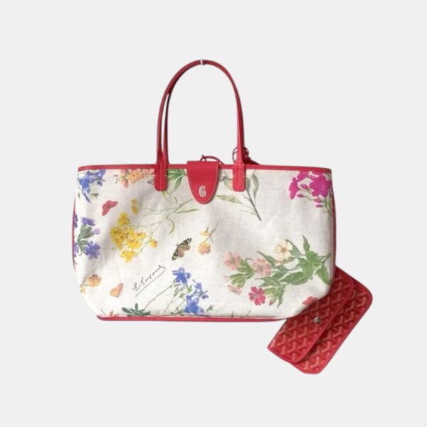 Goyard Saint Louis PM Large Floral Print Bag