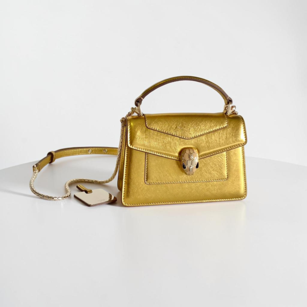 Mini Serpenti Forever Top-Handle Bag