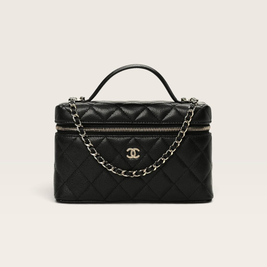 Chanel Top Handle Slim Vanity With Chain