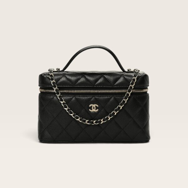 Chanel Top Handle Slim Vanity With Chain