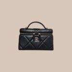 Chanel Caviar Quilted Top Handle Bag