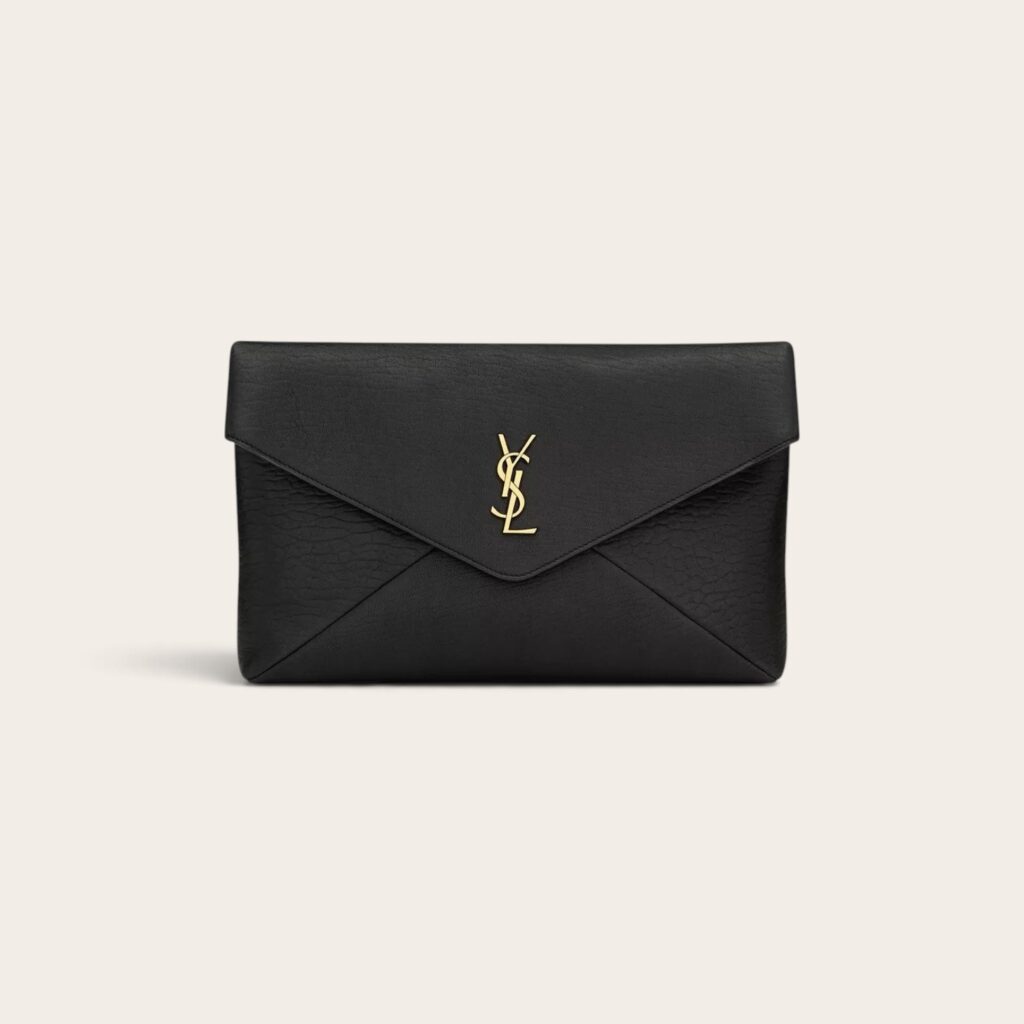 YSL Xander Black Clutch Bag