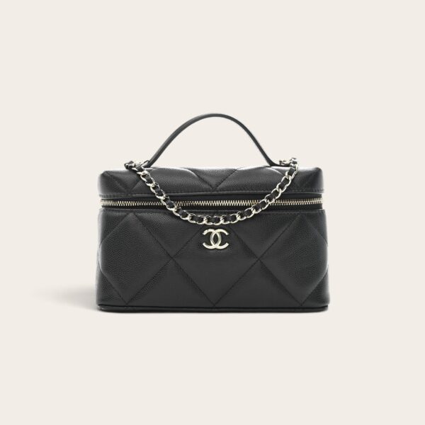 Chanel Caviar Quilted Top Handle Bag