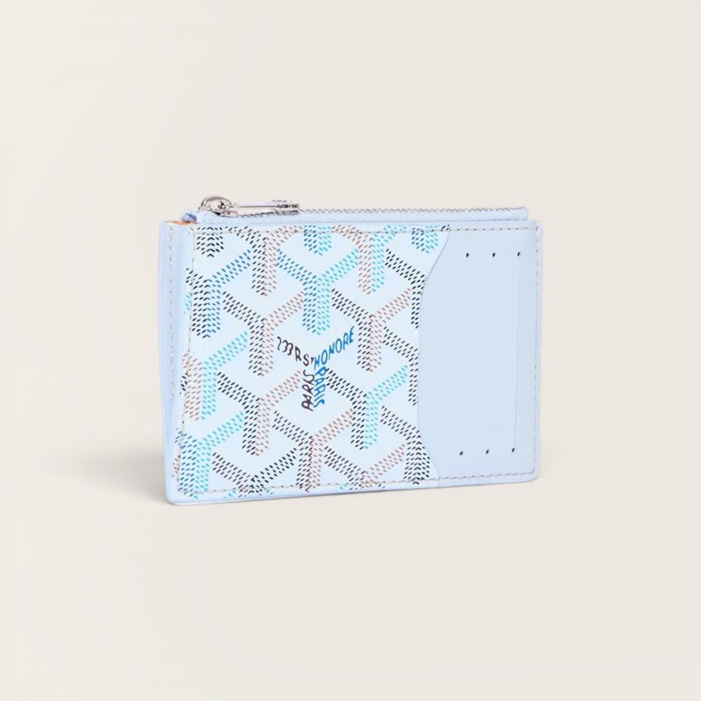 Goyard Bourbon zipped card holder