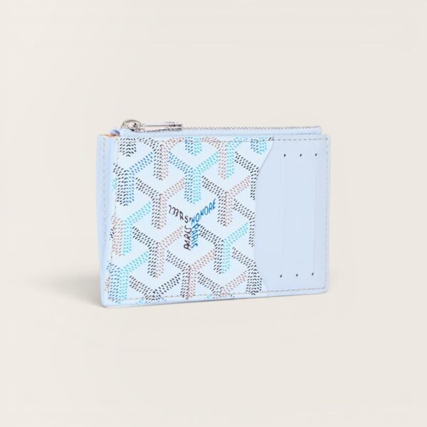 Goyard Bourbon zipped card holder