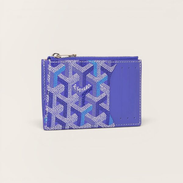 Goyard Bourbon zipped card holder