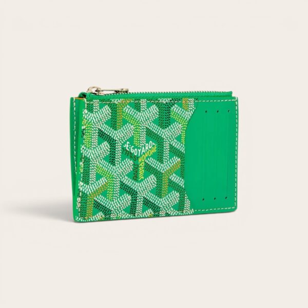 Goyard Bourbon zipped card holder