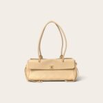 Chanel Calfskin Stitched Burgundy Bag