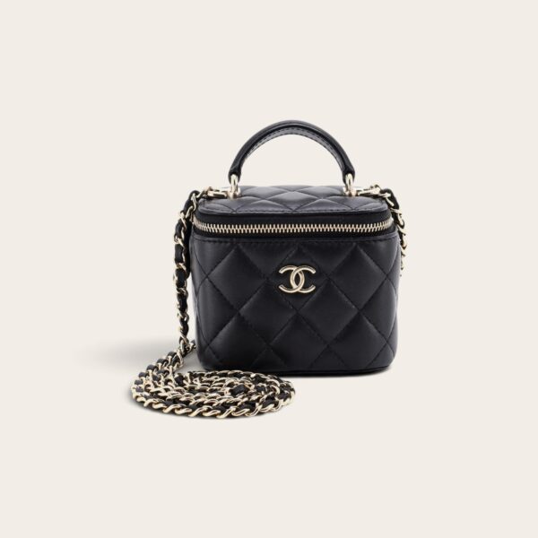 Chanel Top Handle Vanity Case with Chain Bag