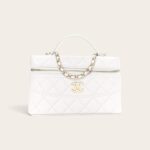 Chanel Caviar Quilted Top Handle Bag